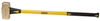 ABC Hammers Brass Sledge Hammers, Fiberglass Handle