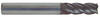 T&O 4 Flute SuperCEED® Solid Carbide X-FACTOR® Coated Variable Helix Single End Mills