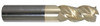 PROMAX Tools 3 Flute Solid Carbide ZrN Coated Finishing Single End Mill, 1/4" Size & Shank Diameter, 3/8" Length of Cut, 2" Overall Length