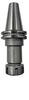 Toolmex CAT40 Collet Holder ER25 Collet x 4" Gage Length L1, 1/16 - 5/8" Clamp Range - 8-100-4055P