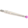 SPI Test Indicator Ball Contact Point, 0.078" (2mm) Ball Dia, 0.688" Contact Point Length, Ruby, Use with Interapid Test Indicators - 21-067-4
