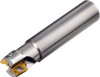 Sumitomo 3/4" Cut Diam, 3/4" Shank Diam, Weldon Shank, 5.091" OAL, Indexable Square-Shoulder End Mill WEX Toolholder, Uses AXMT12, AXET12 Insert Style, 90° Lead Angle, Through Coolant, Series WaveMill 2900W2Q - 53963476