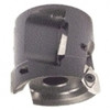 Iscar 2" Cut Diam, 3/4" Arbor Hole Diam, 1.18" Max Depth, Indexable Square-Shoulder Face Mill Takes 4 Inserts, 0/90° Lead Angle, 2.16" High, HM90 APCR 1605 Insert Style, Through Coolant, Series Helialu 3103048 - 83788299