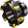Sandvik Coromant 2" Cut Diam, 3/4" Arbor Hole Diam, 10mm Max Depth, Indexable Square-Shoulder Face Mill Takes 5 Inserts, 90° Lead Angle, 40.005mm High, R390-11 Insert Style, Series CoroMill 390 5740090 - 36429090