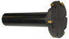 Cutting Tool Technologies Shank Connection, 1/2" Cutting Width, 0.37" Depth of Cut, 2" Cutter Diam, 3 Tooth Indexable Slotting Cutter 1" Shank Diam, DSSC Toolholder, 1312 Insert, Right Hand Cutting Direction DSSC-080 - 86820941