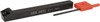Hertel 4" OAL Right Hand External Indexable Threading Toolholder 3/8" x 3/8" Shank, Uses 11ER Inserts, HSE Toolholder, Series HSER H08700015 - 53438578
