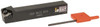 Iscar 4" OAL Right Hand External Indexable Threading Toolholder 0.63" x 0.63" Shank, Uses H 16 Inserts, SE Toolholder, Series SER 3800047 - 60873023
