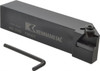 Kennametal 152.4mm OAL Left Hand External Indexable Threading Toolholder 31.75mm x 31.75mm Shank, Uses N.4L Inserts, NS Toolholder, Series Top Notch 1097264 - 64924004