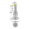 Seco Tools Neutral A...SGXN R Indexable Boring Bar 3.52" OAL, 5/8" Shank Diam, 0° Lead Angle, Uses LCEX08.., A...SGXN R Inserts, Through Coolant 02511873 - 63792402