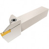 Iscar 0.98" Max Depth, 0.157" to 0.157" Width, External Left Hand Indexable Face Grooving Toolholder 6" OAL, 1" x 1" Shank, Uses H.PL 40.. Inserts, HFH Toolholder, Series Heliface 2500214 - 52720802