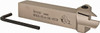 Iscar 0.79" Max Depth, 0.157" to 0.157" Width, External Right Hand Indexable Face Grooving Toolholder 6" OAL, 1" x 1" Shank, Uses DGN 4.., GRIP 4.., HFPR 4004 Inserts, HFH Toolholder, Series Heliface 2500199 - 52721453