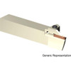 Sumitomo 17.78mm Max Depth, 3mm Min Width, External Left Hand Indexable Face Grooving Toolholder 6" OAL, 1" x 1" Shank, Uses GCMN, GCML, GCMR Inserts, GNDF Toolholder, Series GND U104365 - 36174274