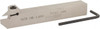 Iscar 0.591" Max Depth, 0.055" to 0.055" Width, External Right Hand Indexable Grooving/Cutoff Toolholder 5-1/2" OAL, 3/4" x 3/4" Shank, Uses DG.. Inserts, DGT Toolholder, Series Do-Grip 2301419 - 52701901
