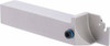 Iscar 28.5mm Max Depth, 2.8mm to 3.5mm Width, External Right Hand Indexable Grooving/Cutoff Toolholder 150mm OAL, 1" x 1" Shank, Uses TAG 3 Inserts, TGT Toolholder, Through Coolant, Series Tang-Grip 2302410 - 72867724