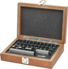 SPI 36 Piece, 0.05 to 4", Grade AS-1, Steel Gage Block Set Rectangular, +16 - 8µ (2"), +24 - 12µ (4"), +8 - 4µ (0.050-1") Tolerance, NIST Traceability Certification 30-915-3 - 06450712