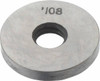 Value Collection 0.108" Round Steel Spacer Block Accuracy Grade B 636-1080 - 06464242