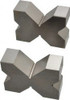SPI 3/4 to 2" Capacity, 90° Angle, Cast Iron 4-Way V-Block 3-3/4" Long x 1-3/8" Wide x 2-3/4" High, Sold as Matched Pair 91-296-4 - 88637319