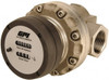 GPI Great Plains Industries 1/2" Port Oval Gear Flowmeter 500 Max psi, 0.3 to 7.9 GPM, Aluminum OM015A001-820M4 - 04653630