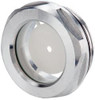 J.W. Winco G 1-1/4 Thread, 40mm Distance Across Flats, Aluminum Oil Level Sight Glasses 50mm Flange Diameter, 9mm Head Height, 12mm Length Under Head R09/A - 64829195