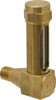 LDI Industries 1-3/8 Inch Long Sight, 1/8 Inch Thread Size, Buna-N Seal Short Elbow, Vented Oil-Level Indicators and Gauge 2-3/8 Inch Length to Center of Base G102-1 - 56476658