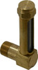 LDI Industries 1-7/8 Inch Long Sight, 3/8 Inch Thread Size, Buna-N Seal Short Elbow, Vented Oil-Level Indicators and Gauge 2-7/8 Inch Length to Center of Base G103-3 - 56476708
