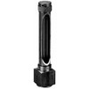 LDI Industries 2-3/4 Inch Long Sight, 3/8 Inch Thread Size, Buna-N Seal Elbow to Female Thread, Vented Oil-Level Indicators and Gauge 4-1/4 Inch Length to Center of Base G405-3 - 56477136