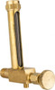LDI Industries 2-3/4 Inch Long Sight, 1/4 Inch Thread Size, Buna-N Seal Short Elbow With Drain, Vented Oil-Level Indicators and Gauge 3-7/8 Inch Length to Center of Base G805-2 - 56477417