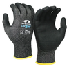 Pyramex Corxcel™ HPPE Liner Micro-Foam Nitrile Black Gloves