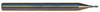 Rushmore USA 2 Flute Micrograin Solid Carbide Uncoated or TiCN Coated Ball Nose Single End Mills