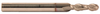 Rushmore USA 2 Flute Micrograin Solid Carbide Uncoated or TiCN Coated Ball Nose Single End Mills