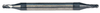 Rushmore USA 4 Flute Solid Carbide ALTiN Coated Ball Nose Double End Mills