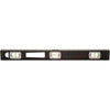 Johnson Level & Tool Magnetic 48" Long 3 Vial I-Beam Level Aluminum, Black, 2 Plumb & 1 Level Vials 3848 - 56372741