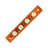 SAVAGE by Swanson Magnetic 9" Long 4 Vial Torpedo Level Aluminum, Orange TL043M - 92904648