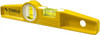 STABILA Magnetic 10" Long 2 Vial Torpedo Level Die Cast, Yellow, 1 Plumb & 1 Level Vial 25100 - 37427358