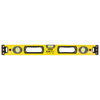 Stanley 72" Long 3 Vial Box Beam Level Aluminum, Yellow 43-572 - 41853367