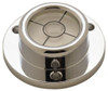 Geier & Bluhm 1-1/4 Inch Base Diameter x 0.44 Inch Overall Height, 1 Circle, Brass Bull's Eye Circular Level 0.276 Inch Vial Dia, 5/8 Inch Inner Dia, 0.12 Inch Mounting Hole Dia, 0.1 Inch Sensitivity, -40 to 150°F, Cross Lines 2-12020 - 67944728