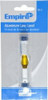Empire Level 1 Vial, 3" Long, Aluminum Line Level 1-3/8" High x 5/8" Wide, Silver 93-3 - 91956474