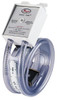 Dwyer Instruments 50 Max psi, Slack Tube Manometer -60 to 60 Inch Water Column, 130°F Max 1211-120 - 00497875