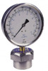 Value Collection 30 Max psi, 4 Inch Dial Diameter, Stainless Steel Pressure Gauge Guard and Isolator 1% Accuracy, 18-8 Material Grade 6211425PD - 00325886