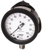 AMETEK 6" Dial, 1/2 Thread, 0-30 Scale Range, Pressure Gauge Lower Connection Mount, Accurate to 0.5% of Scale 132524 - 65274094