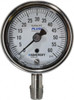 Ashcroft 2-1/2" Dial, 1/4 Thread, 0-60 Scale Range, Pressure Gauge Lower Connection Mount, Accurate to 1% of Scale 94327XLL - 75011361