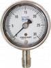 Ashcroft 2-1/2" Dial, 1/4 Thread, 0-30 Scale Range, Pressure Gauge Lower Connection Mount, Accurate to 1% of Scale 94326XLL - 75011353