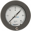 Ashcroft 4-1/2" Dial, 1/4 Thread, 0-30 Scale Range, Pressure Gauge Center Back Connection Mount, Accurate to 0.5% of Scale 93108XLL - 74697947