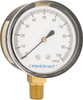 Value Collection 2-1/2" Dial, 1/4 Thread, 0-100 Scale Range, Pressure Gauge Lower Connection Mount, Accurate to 1.5% of Scale WS-PE-282 - 59274654