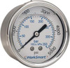 Value Collection 2-1/2" Dial, 1/4 Thread, 0-30 Scale Range, Pressure Gauge Center Back Connection Mount, Accurate to 3-2-3% of Scale WS-PE-GAGE-196 - 70672514