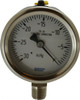 WIKA 2-1/2" Dial, 1/4 Thread, 30-0 Scale Range, Pressure Gauge Lower Connection Mount, Accurate to 1.5% of Scale 9768777 - 56452204