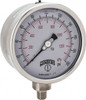 Winters Instruments 4" Dial, 1/4 Thread, 0-200 Scale Range, Pressure Gauge Lower Connection Mount, Accurate to 1% of Scale PSC268G - 55193262