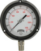 Winters Instruments 4-1/2" Dial, 1/2 Thread, 0-200 Scale Range, Pressure Gauge Lower Connection Mount, Accurate to 0.5% of Scale PPC5066 - 89906051