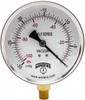 Winters Instruments 4" Dial, 1/4 Thread, 30" HG Vac Scale Range, Pressure Gauge Lower Connection Mount, Accurate to 3-2-3% of Scale PEM220LF - 91533679