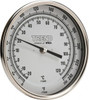 WIKA 2-1/2" Stem, 0 to 250° F Bi-Metal Thermometer Adjustable Angle Mount, 1% Accurate, Stainless Steel 52025A006G4 - 56437908